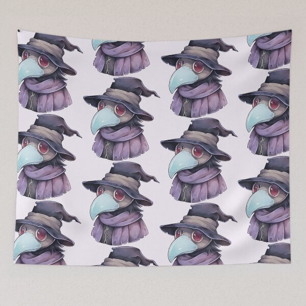 Item preview, Cute Kawaii Pastel Plague Doctor designed and sold by PastelMagic.