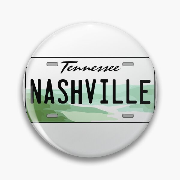Item preview, Nashville Tennessee License Plate designed and sold by Decal Mania.
