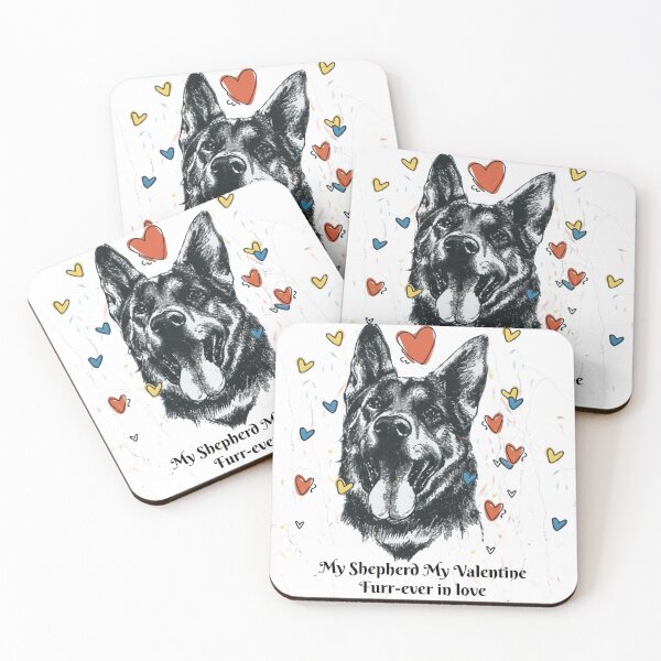 Item preview, German Sheperd Love Valentine design designed and sold by HarmonyAhalwa.