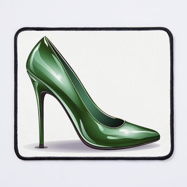 Item preview, Green Stiletto on a White Background designed and sold by dcrc.