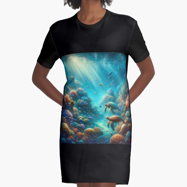 Artikel-Vorschau von Unterwasserriff Serenity, designt und verkauft von BestArtByArvind.