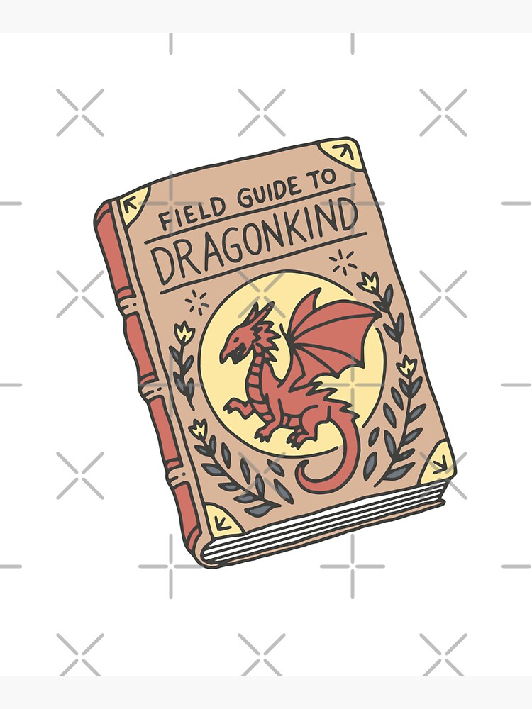 Thumbnail 5 von 5, Stofftasche, Vierter Flügel-Drachenbuch-Feldführer für die Drachenwelt designt und verkauft von treewitheyes.