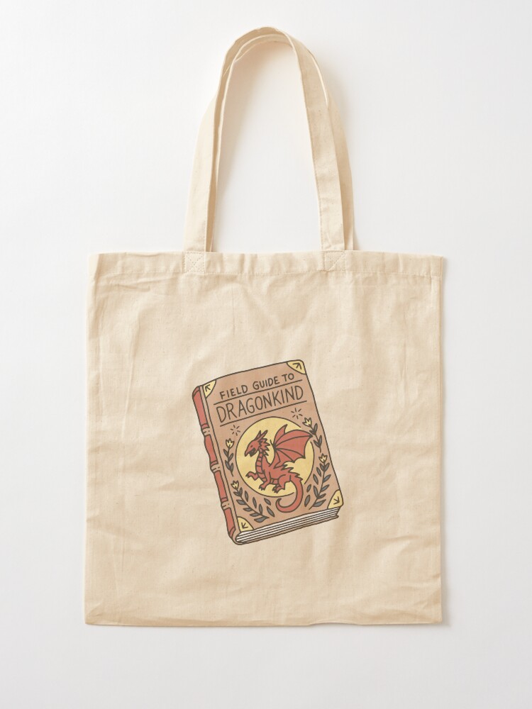 Thumbnail 2 von 5, Stofftasche, Vierter Flügel-Drachenbuch-Feldführer für die Drachenwelt designt und verkauft von treewitheyes.