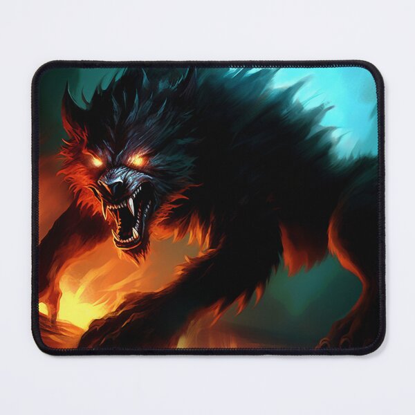 Item preview, Werewolves: Werewolf, Fenrir, Lycan, Mythical Creature, Bioluminescent designed and sold by Fantasy Masterpiece.