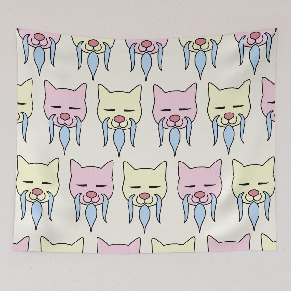 Item preview, the miaw teacher, funny cat pattern designed and sold by azet-art.