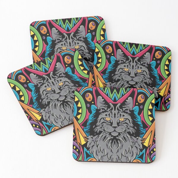 Item preview, Night Maine Coon (no Background) designed and sold by MistyMortal.