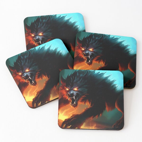Item preview, Fenrir: North Mythology Art designed and sold by Fantasy Masterpiece.
