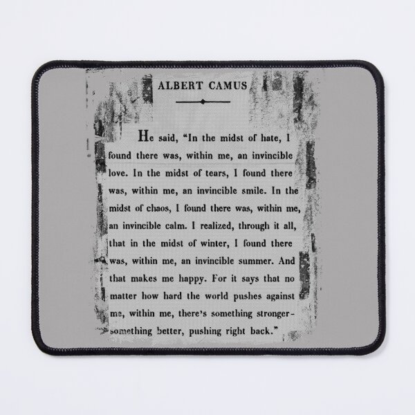 Item preview, Albert Camus: an invincible summer. designed and sold by Blacklinesw9.