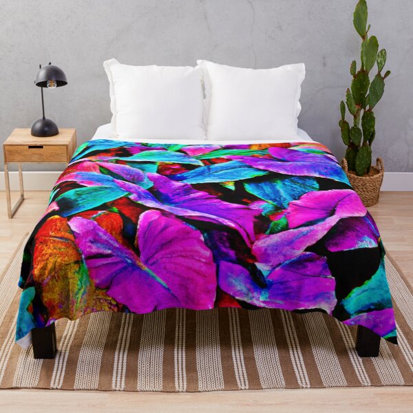 Item preview, Vibrant NeonFoliage Glow Leaves designed and sold by Health And Fitness Posts e-Store.