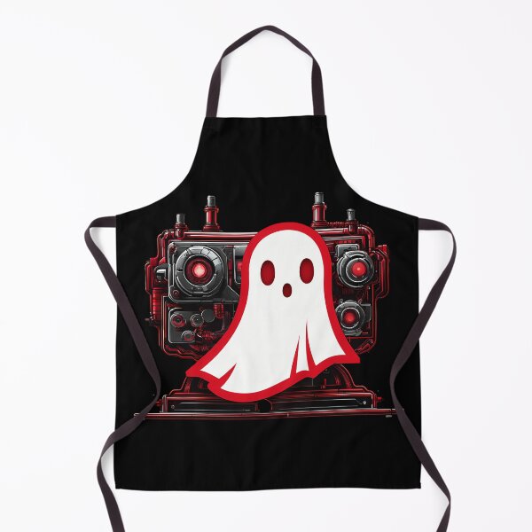 Item preview, Digital Smile: Laughing Mechanical Red Ghost designed and sold by Artedig.