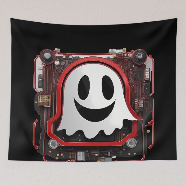 Item preview, Laughing Mechanism: Friendly Red Ghost designed and sold by Artedig.
