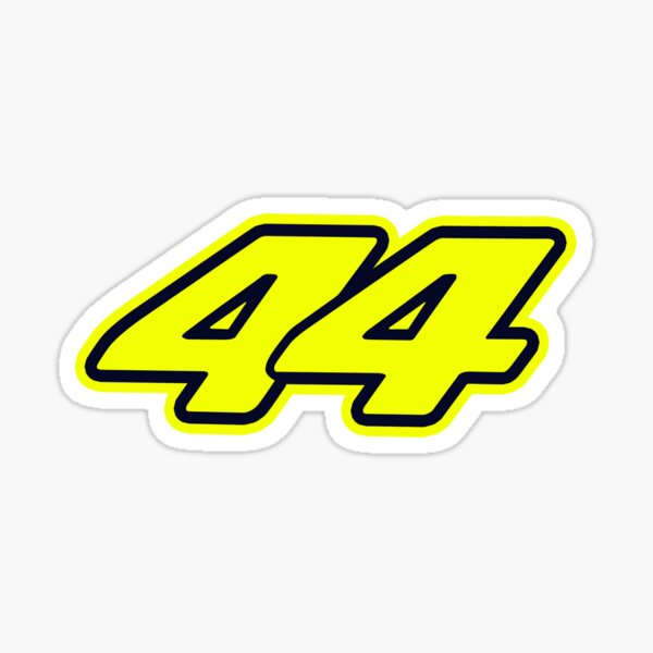 Item preview, Lewis Hamilton #44 Number Logo designed and sold by ZeroGFX.