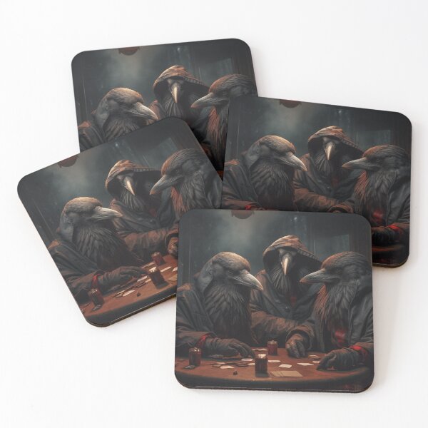 Item preview, Crows Gambling In Earnest designed and sold by Iamchmod.