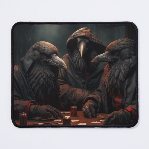 Item preview, Crows Gambling In Earnest designed and sold by Iamchmod.