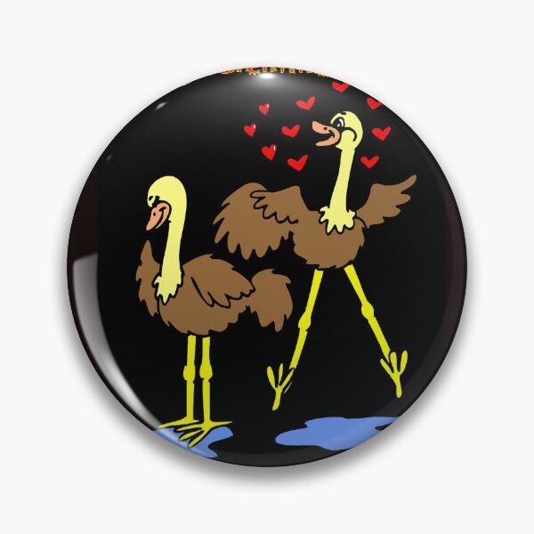 Item preview, Valentine Love Birds Fantasy Whimsical Funny Comic Print  designed and sold by posterbobs.
