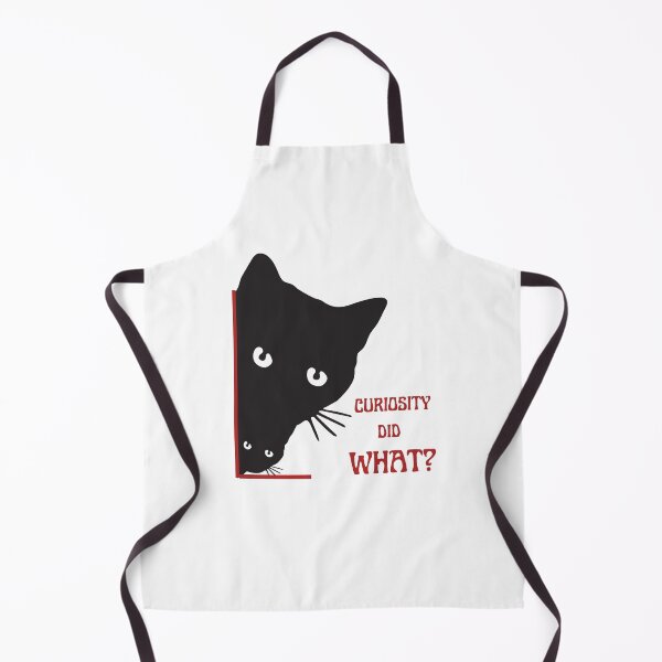 Item preview, curiosity did what funny Curious Cat designed and sold by Thespacerocket.