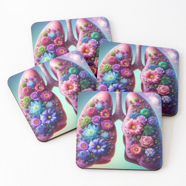 Item preview, Flowers And Rainbow Lungs With Floral Expression designed and sold by mymagicstoreus.