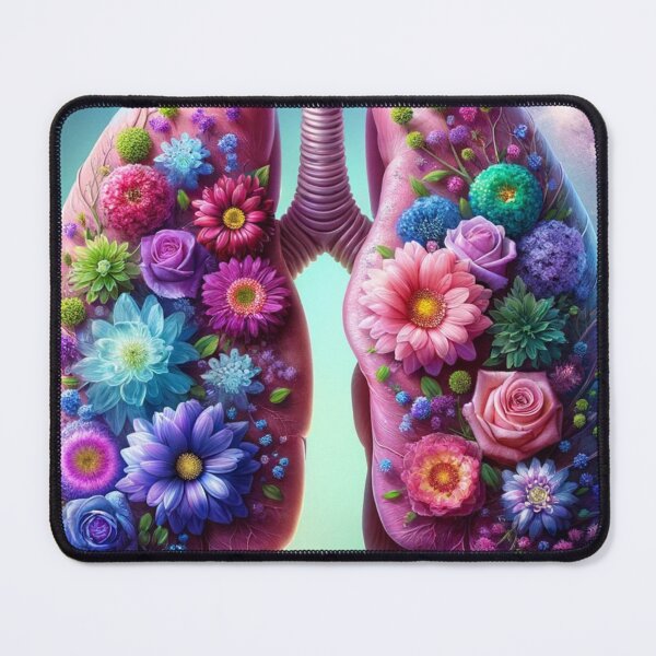 Item preview, Flowers And Rainbow Lungs With Floral Expression designed and sold by mymagicstoreus.