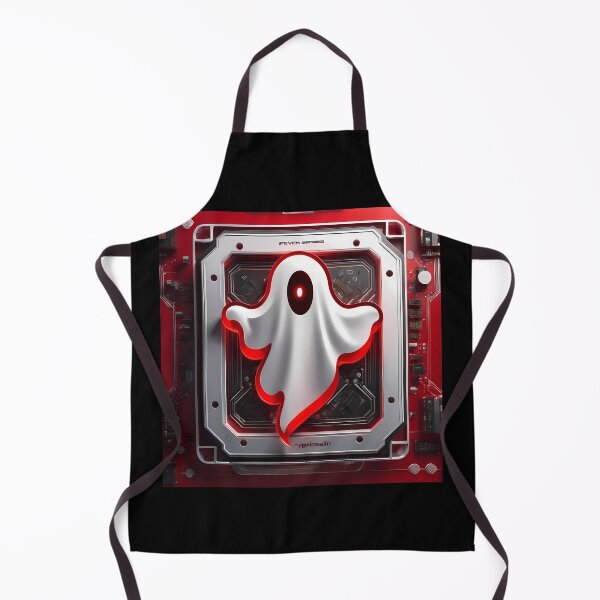 Item preview, Laughing Welcome: Funny Mechanical Red Ghost designed and sold by Artedig.