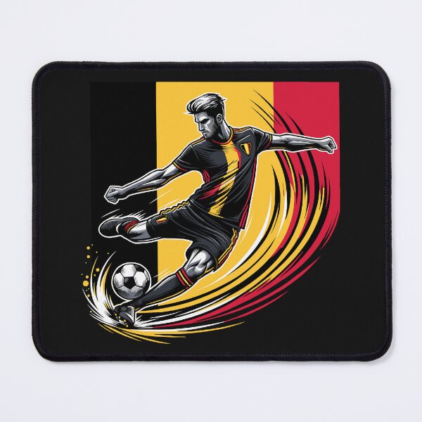 Item preview, Dynamic Belgium Soccer Star in Action - Vector Design designed and sold by SerhiiArt.