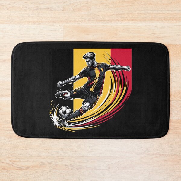 Item preview, Dynamic Belgium Soccer Star in Action - Vector Design designed and sold by SerhiiArt.