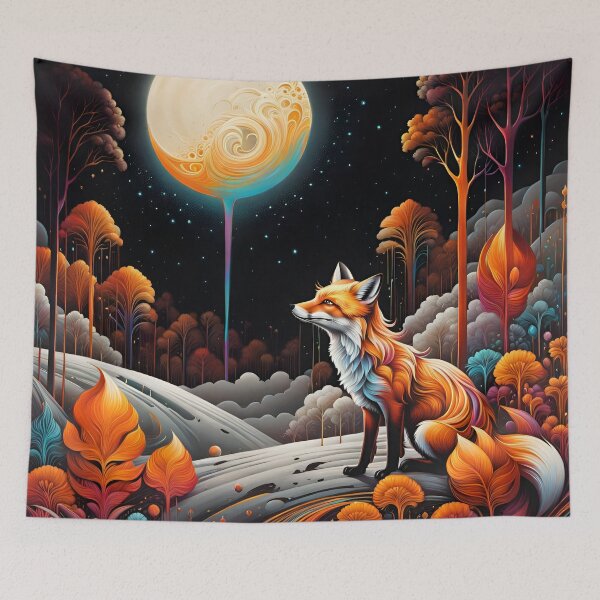 Item preview, Fox na the moon designed and sold by Son-of-a-badger.