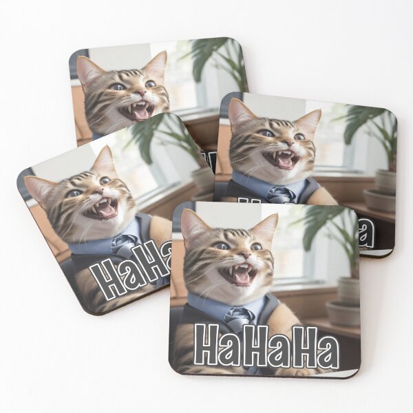 Item preview, AI-Generated Cat 02 "Hahaha" designed and sold by Cliff-Qi.