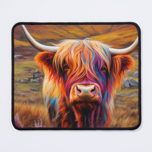 Item preview, Scottish Highland Cow Art/Picture for birthdays and gifts designed and sold by VividArtVisions.