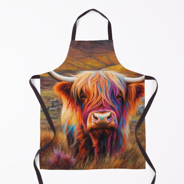 Item preview, Scottish Highland Cow Art/Picture for birthdays and gifts designed and sold by VividArtVisions.