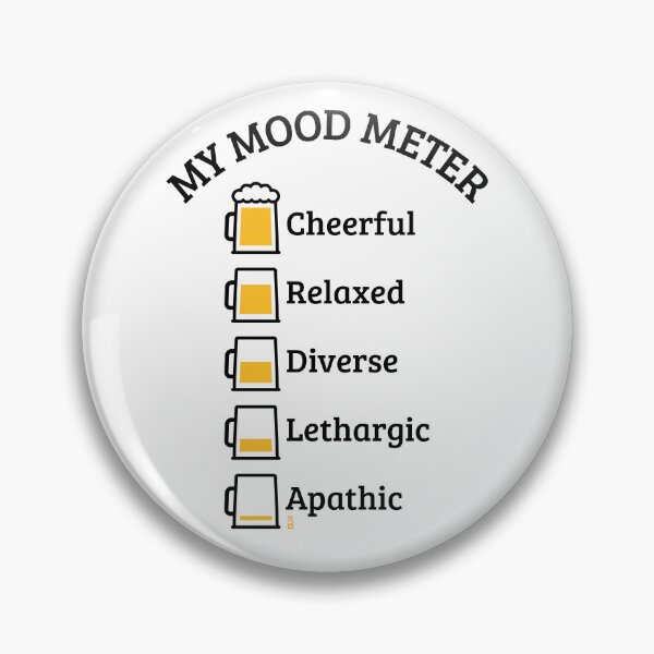Item preview, My Mood Meter (Beer Drinker / V3 / POS) designed and sold by MrFaulbaum.