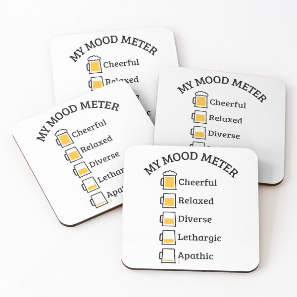 Item preview, My Mood Meter (Beer Drinker / V3 / POS) designed and sold by MrFaulbaum.