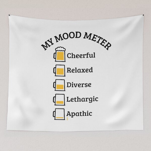 Item preview, My Mood Meter (Beer Drinker / V3 / POS) designed and sold by MrFaulbaum.