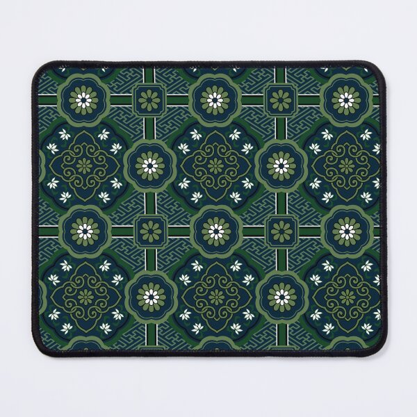 Item preview, Pattern blue and green with sayagata designed and sold by Blacklinesw9.