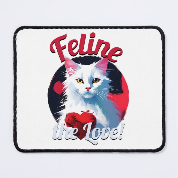 Item preview, Feline The Love Valentines Day Cat designed and sold by KaiLabsArt.