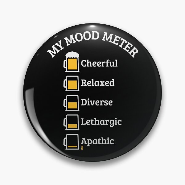 Item preview, My Mood Meter (Beer Drinker / V3 / NEG) designed and sold by MrFaulbaum.