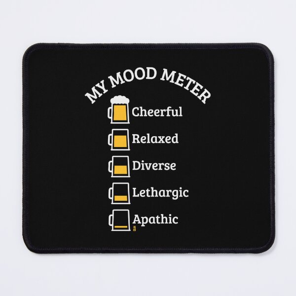 Item preview, My Mood Meter (Beer Drinker / V3 / NEG) designed and sold by MrFaulbaum.