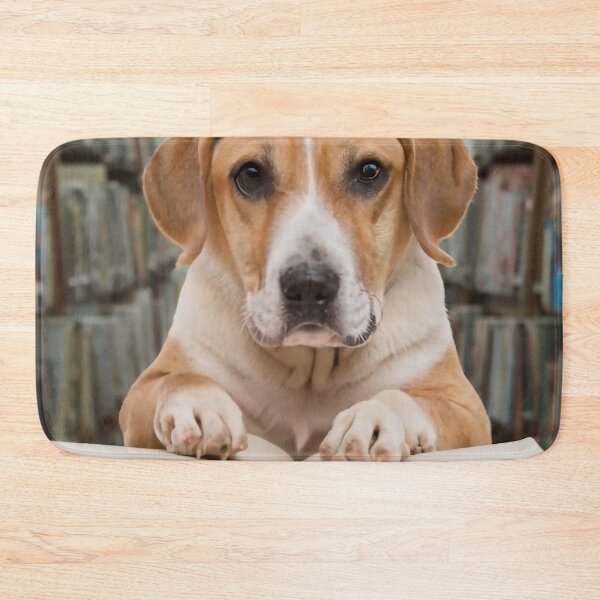 Item preview, The dog is reading a book designed and sold by M-Y-A-R-T-.