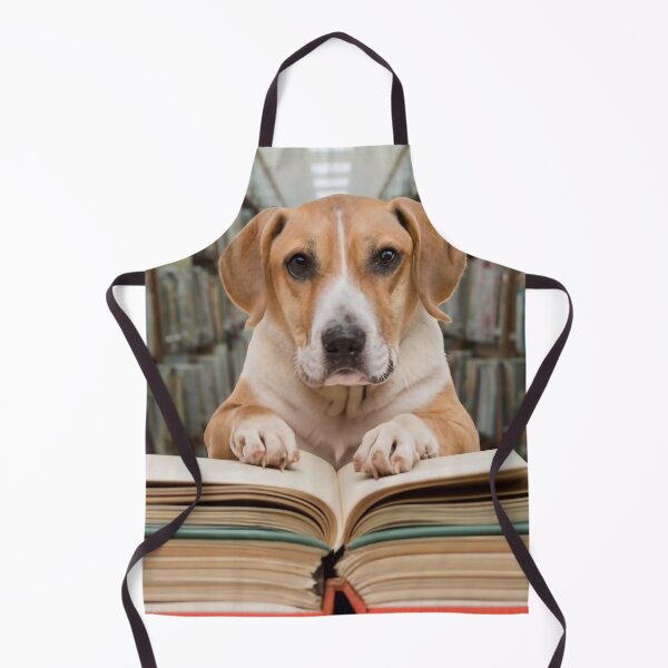 Item preview, The dog is reading a book designed and sold by M-Y-A-R-T-.