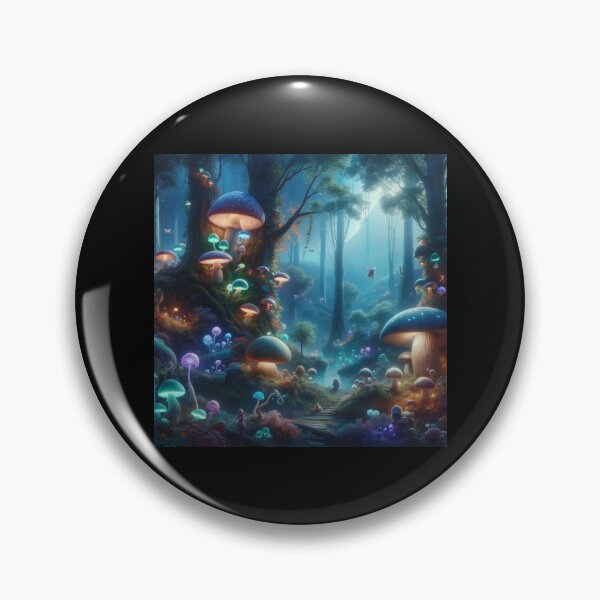 Item preview, Enchanted Mushroom Forest designed and sold by BestArtByArvind.