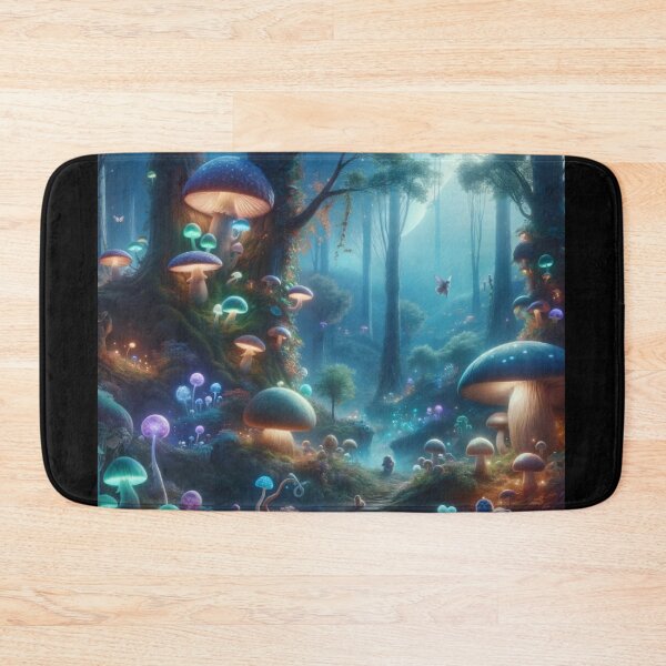 Item preview, Enchanted Mushroom Forest designed and sold by BestArtByArvind.