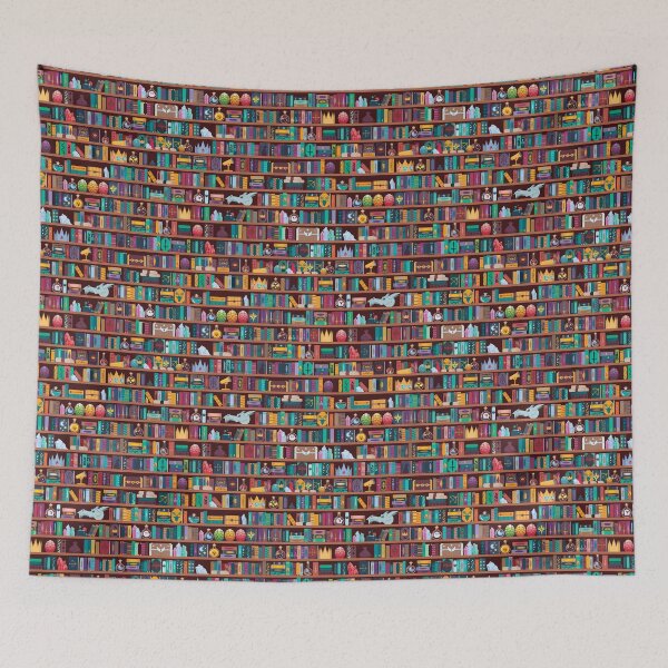 Item preview, Fantasy Bookshelf designed and sold by NuranCawthorne.