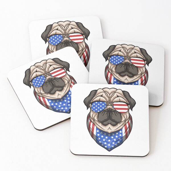 Item preview, Patriotic Dog ~ Colorful Illustration designed and sold by Wilcox PhotoArt.