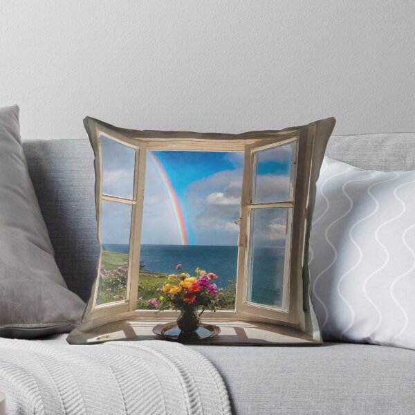 Item preview, Vase of flowers by window designed and sold by Barbara Burgess.
