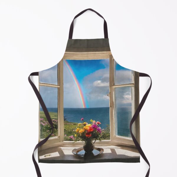 Item preview, Vase of flowers by window designed and sold by Barbara Burgess.