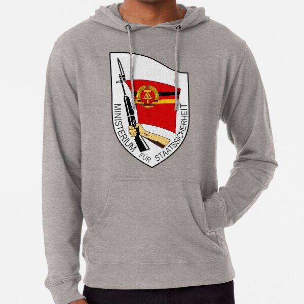 Stasi Ministry State Security - GDR DDR East Germany Lightweight Hoodie