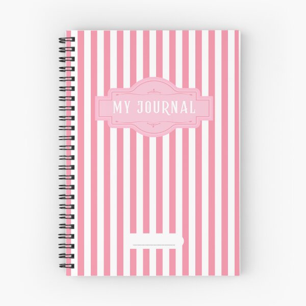 Item preview, Simple Pattern Cute Rose Daily Journal designed and sold by Girly-Universe.