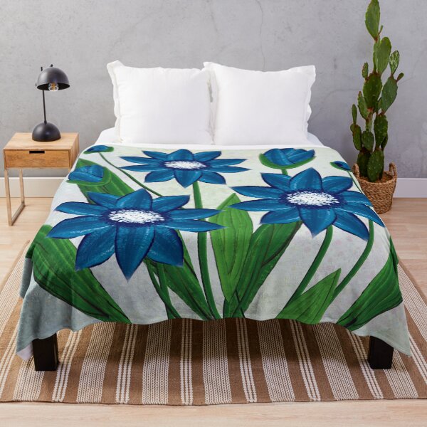 Item preview,  blue flowers designed and sold by LiudmylaMaika.
