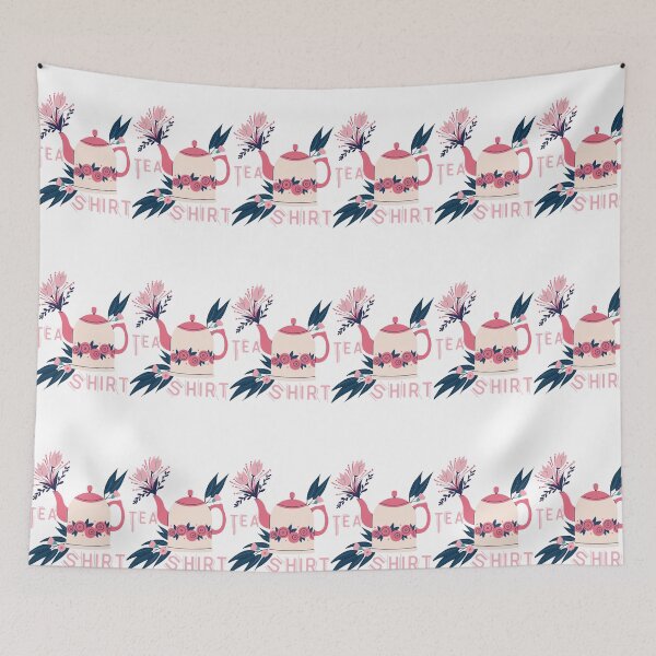 Item preview, Pink flower tea shirt  designed and sold by NurzZz73.