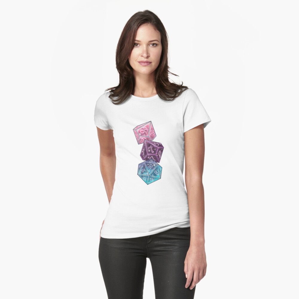 Aperçu de l'œuvre T-shirt moulant créée et vendue par WrittenGriffin.