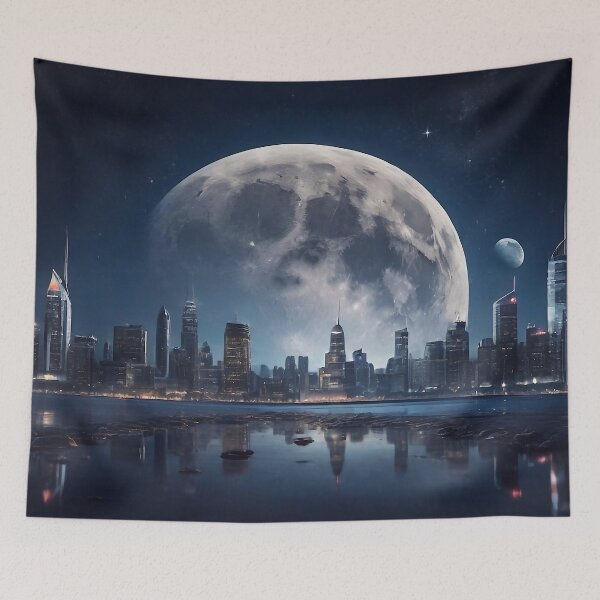 Item preview, Night time moon designed and sold by M-Y-A-R-T-.
